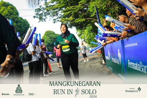 Race photo from Mangkunegaran Run 2024