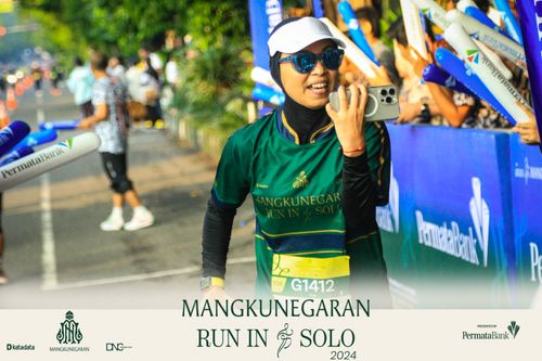 Race photo from Mangkunegaran Run 2024
