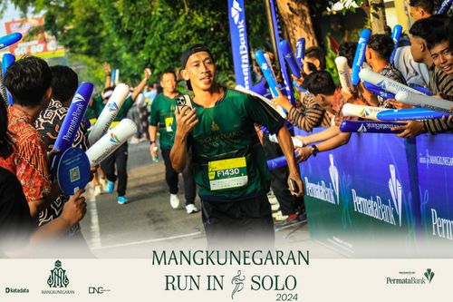 Race photo from Mangkunegaran Run 2024