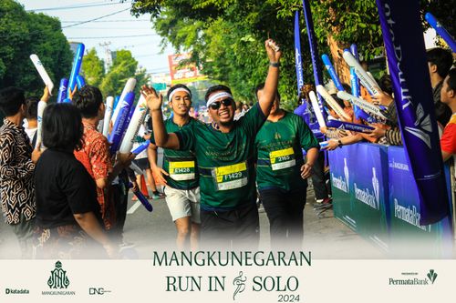 Race photo from Mangkunegaran Run 2024