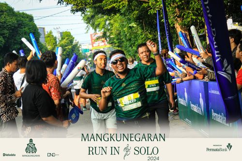 Race photo from Mangkunegaran Run 2024
