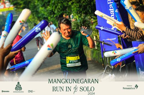 Race photo from Mangkunegaran Run 2024