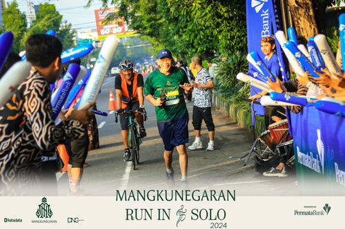 Race photo from Mangkunegaran Run 2024
