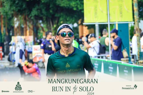Race photo from Mangkunegaran Run 2024