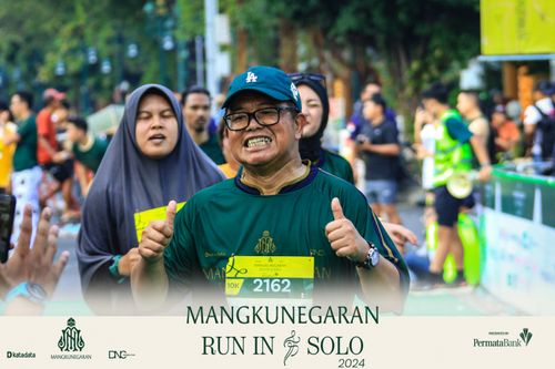 Race photo from Mangkunegaran Run 2024
