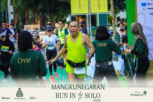 Race photo from Mangkunegaran Run 2024