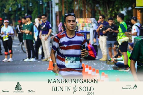 Race photo from Mangkunegaran Run 2024