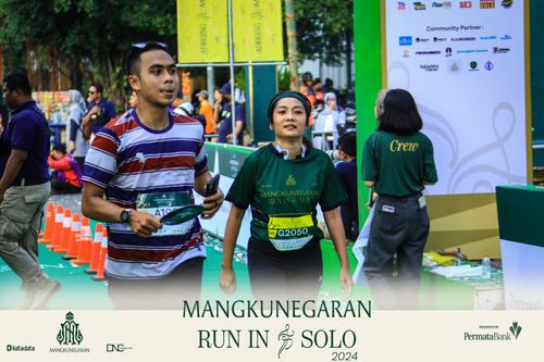 Race photo from Mangkunegaran Run 2024