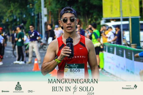 Race photo from Mangkunegaran Run 2024