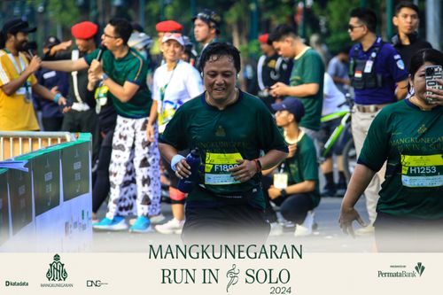 Race photo from Mangkunegaran Run 2024