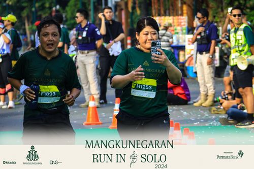 Race photo from Mangkunegaran Run 2024