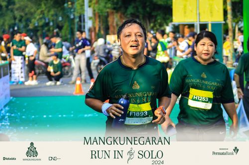 Race photo from Mangkunegaran Run 2024