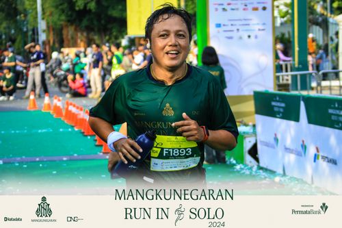 Race photo from Mangkunegaran Run 2024