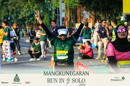 Race photo from Mangkunegaran Run 2024