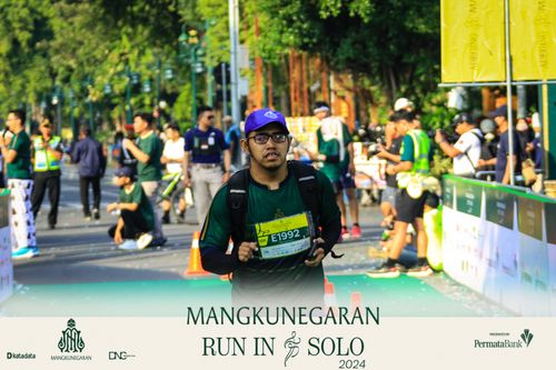 Race photo from Mangkunegaran Run 2024