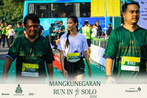 Race photo from Mangkunegaran Run 2024