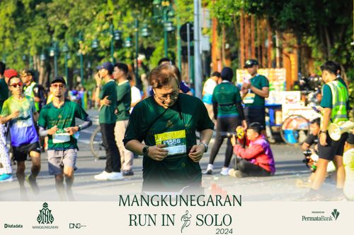 Race photo from Mangkunegaran Run 2024