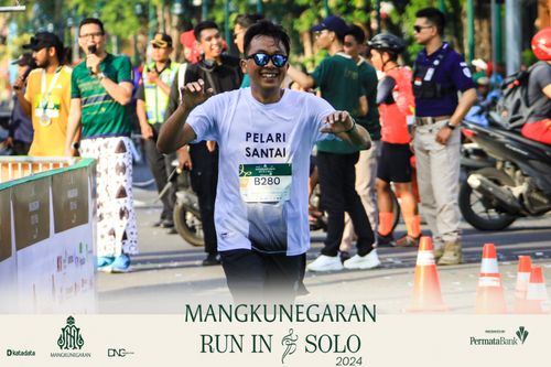 Race photo from Mangkunegaran Run 2024
