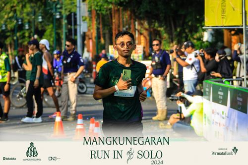 Race photo from Mangkunegaran Run 2024