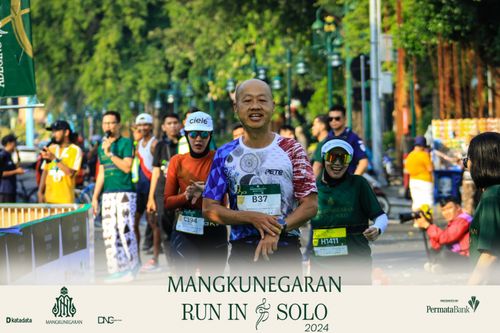 Race photo from Mangkunegaran Run 2024