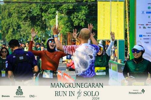 Race photo from Mangkunegaran Run 2024