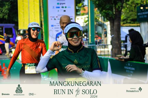 Race photo from Mangkunegaran Run 2024