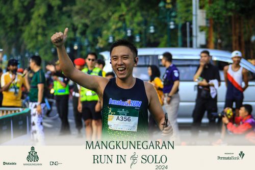 Race photo from Mangkunegaran Run 2024