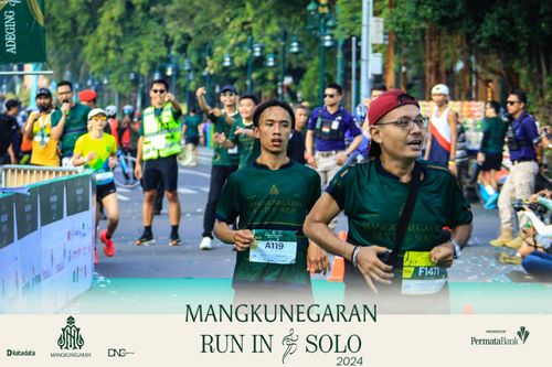 Race photo from Mangkunegaran Run 2024