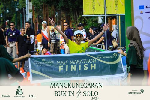 Race photo from Mangkunegaran Run 2024
