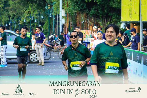 Race photo from Mangkunegaran Run 2024