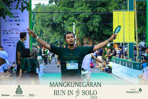 Race photo from Mangkunegaran Run 2024