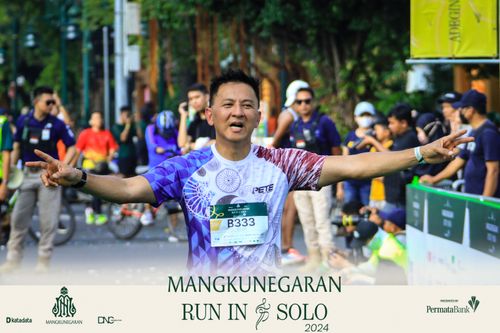 Race photo from Mangkunegaran Run 2024