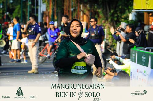 Race photo from Mangkunegaran Run 2024