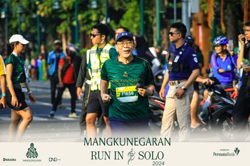 Race photo from Mangkunegaran Run 2024