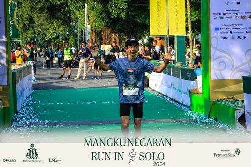 Race photo from Mangkunegaran Run 2024