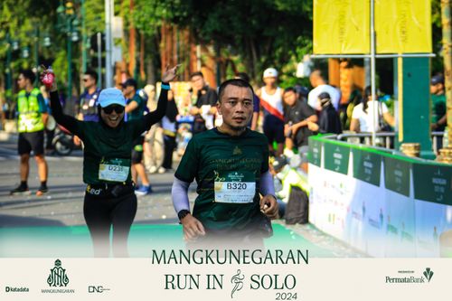 Race photo from Mangkunegaran Run 2024