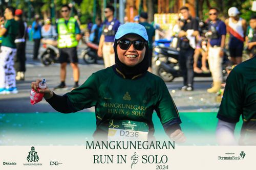 Race photo from Mangkunegaran Run 2024