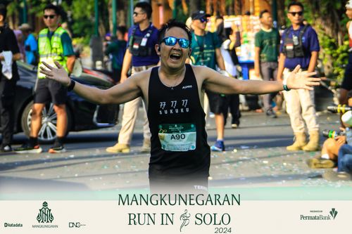 Race photo from Mangkunegaran Run 2024