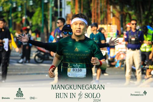 Race photo from Mangkunegaran Run 2024