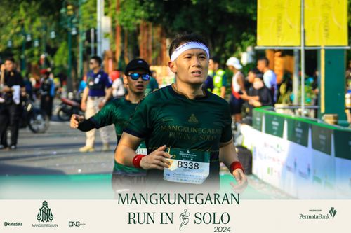 Race photo from Mangkunegaran Run 2024