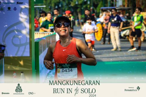 Race photo from Mangkunegaran Run 2024