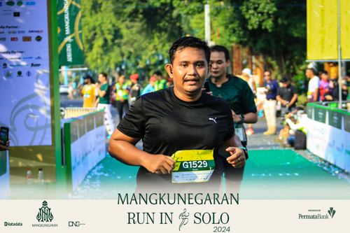 Race photo from Mangkunegaran Run 2024
