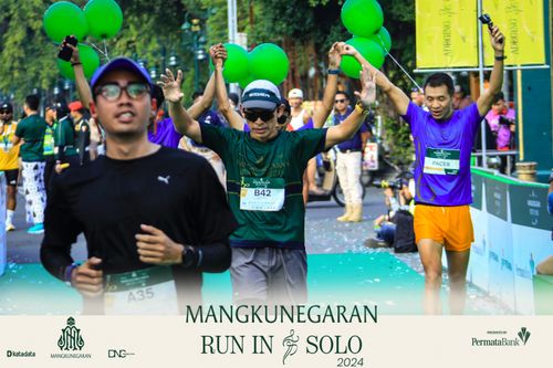 Race photo from Mangkunegaran Run 2024