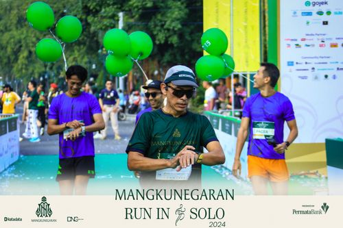 Race photo from Mangkunegaran Run 2024