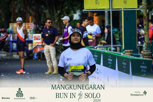 Race photo from Mangkunegaran Run 2024