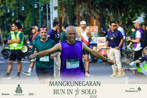 Race photo from Mangkunegaran Run 2024