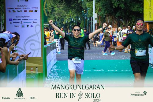 Race photo from Mangkunegaran Run 2024