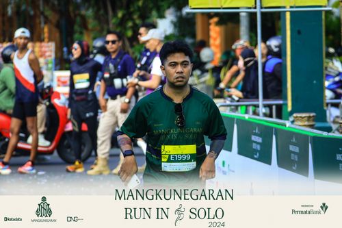 Race photo from Mangkunegaran Run 2024