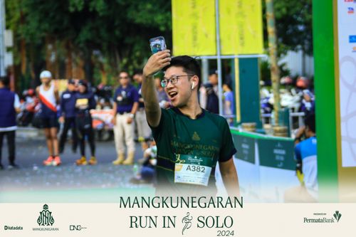 Race photo from Mangkunegaran Run 2024