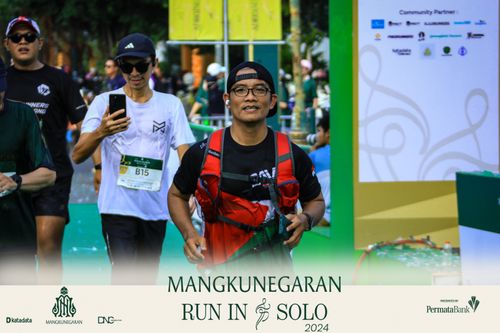 Race photo from Mangkunegaran Run 2024
